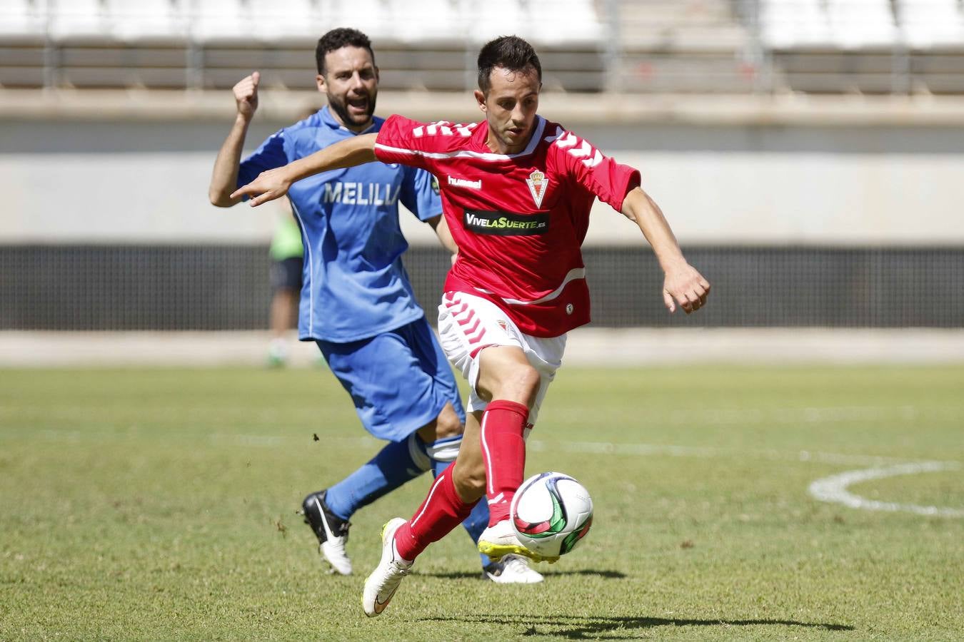 Las mejores imágenes del choque entre Real Murcia y Melilla U.D