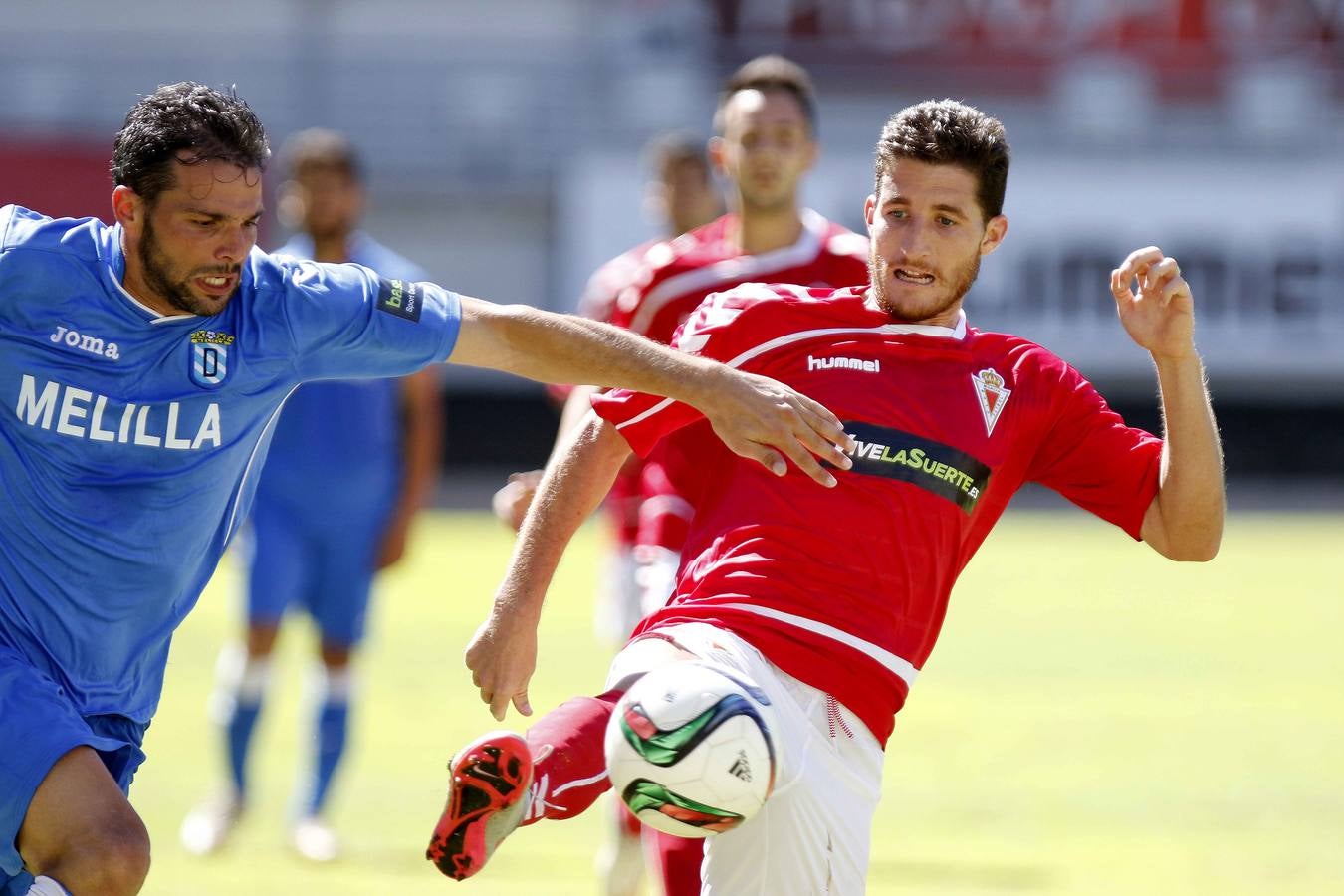 Las mejores imágenes del choque entre Real Murcia y Melilla U.D