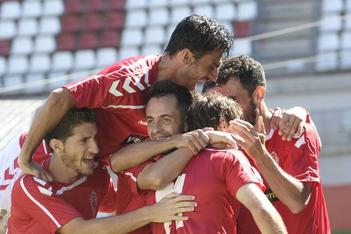 Las mejores imágenes del choque entre Real Murcia y Melilla U.D