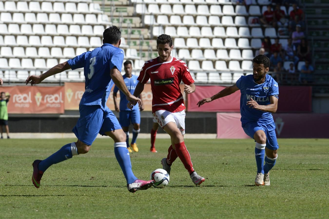 Las mejores imágenes del choque entre Real Murcia y Melilla U.D