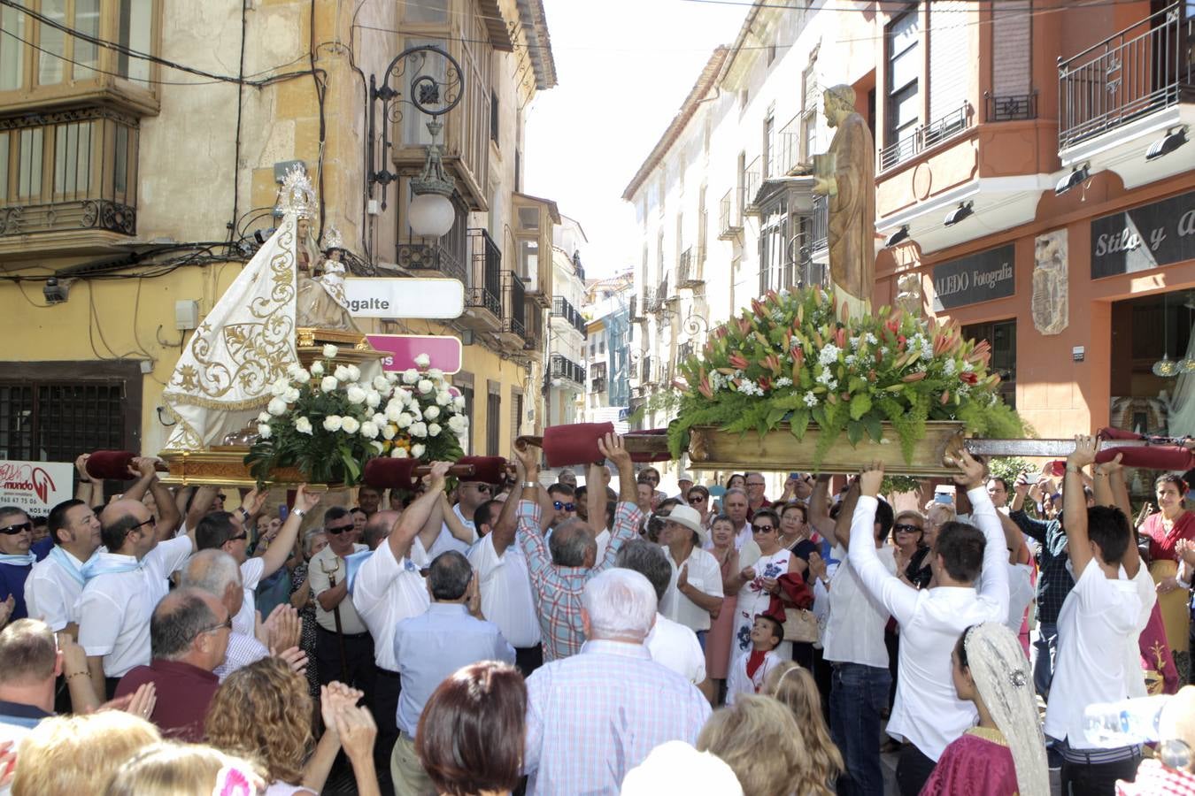 San Pedro recibe a la Patrona