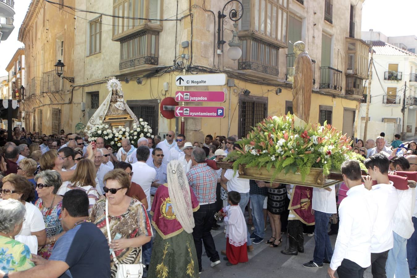 San Pedro recibe a la Patrona