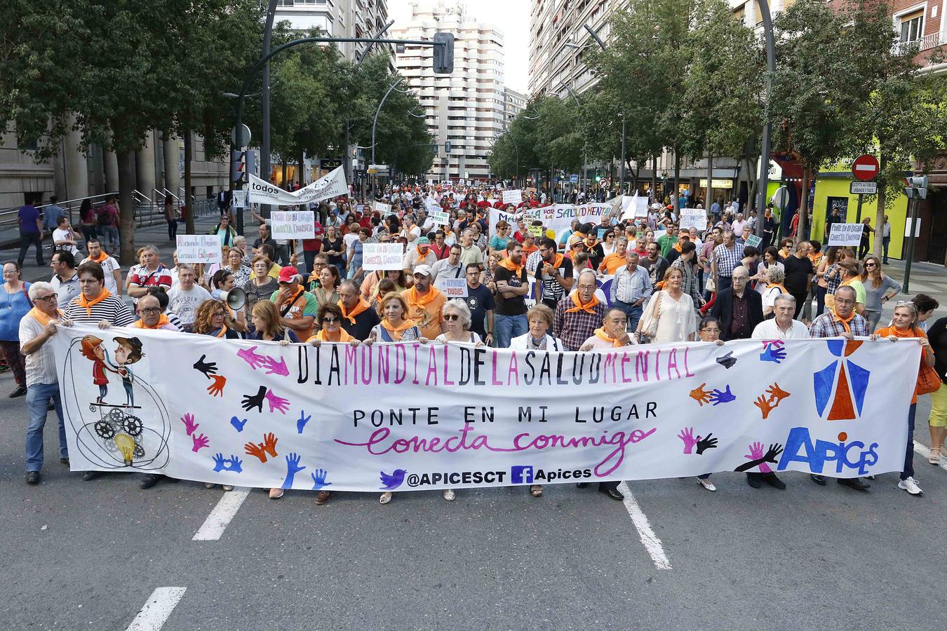 Las asociaciones de salud mental protestan en Murcia