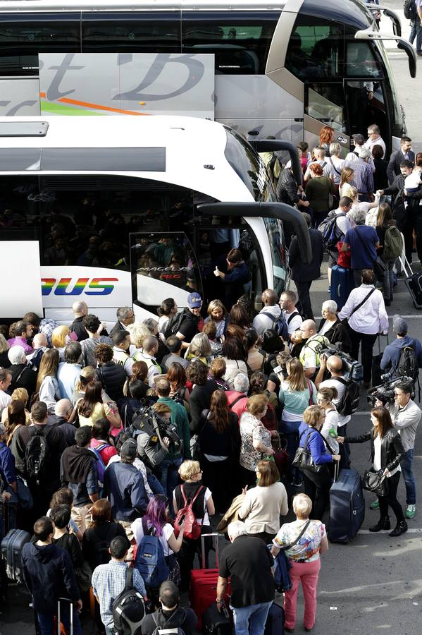 Colapso en Cataluña tras la paralización del AVE