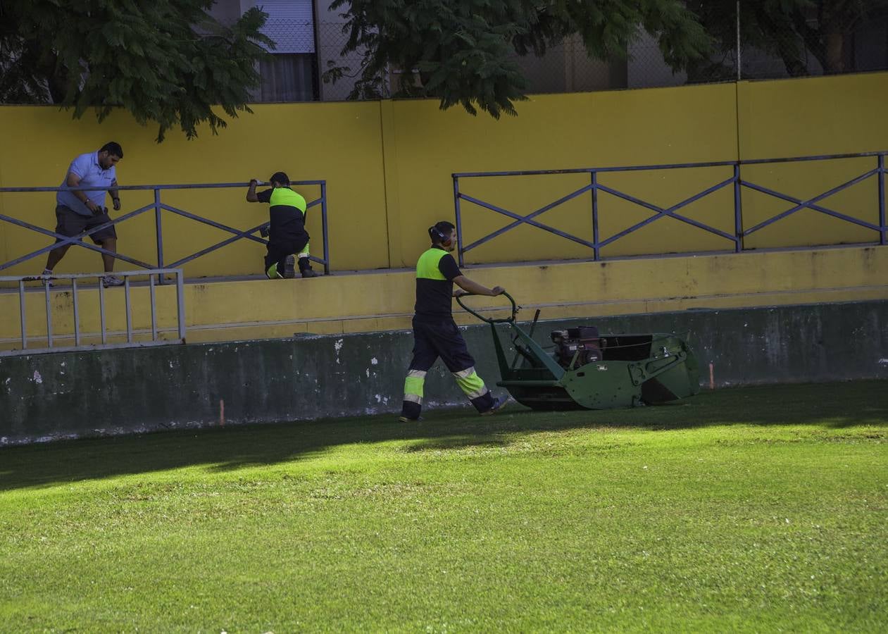 Mejora en las instalaciones del campo de fútbol de Los Arcos