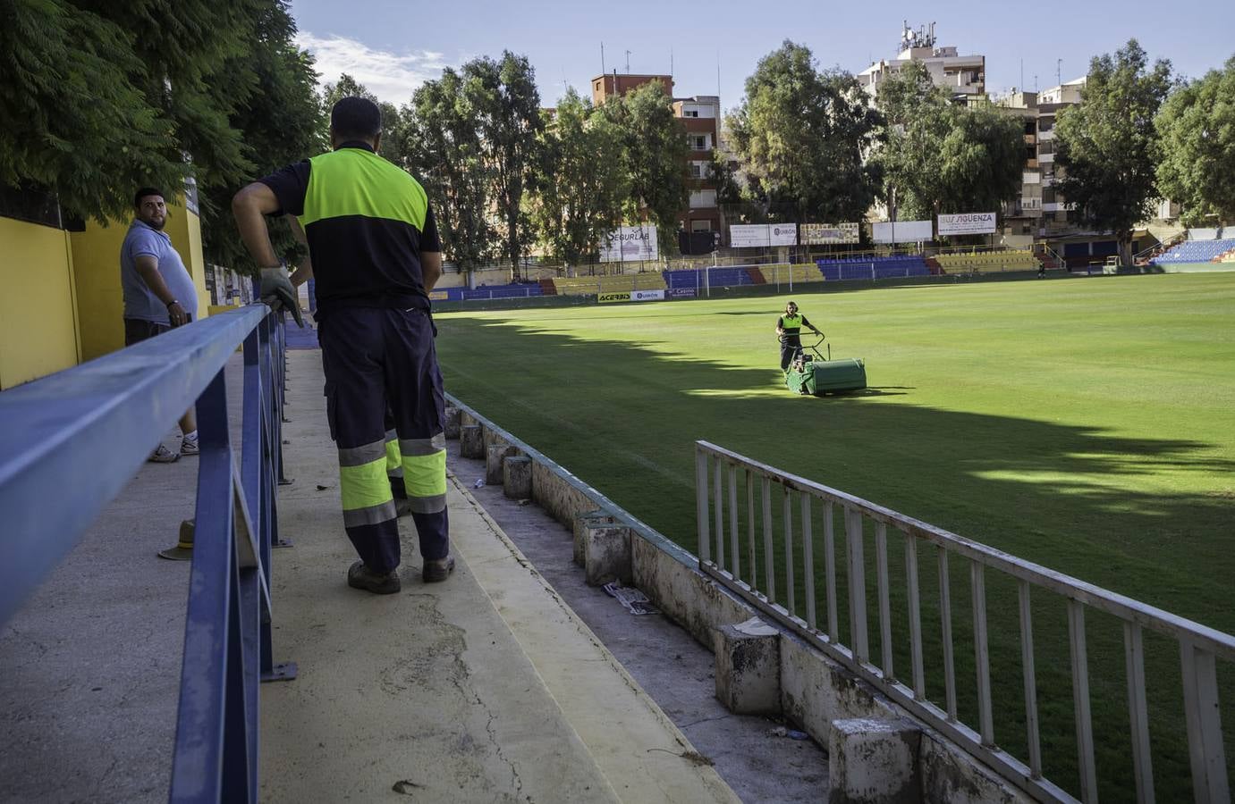 Mejora en las instalaciones del campo de fútbol de Los Arcos