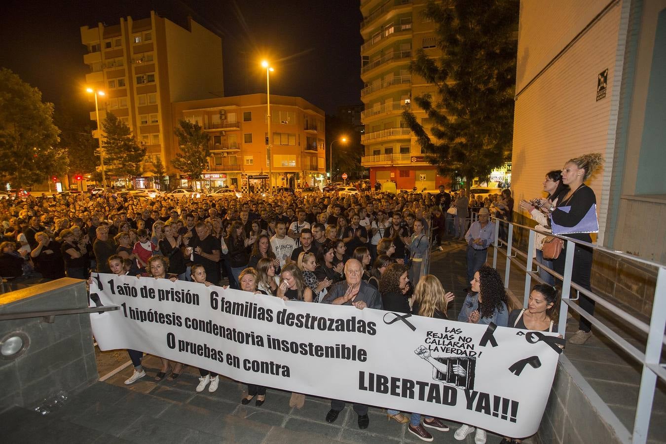 Concentración en Cartagena por la muerte de Gregorio Javier