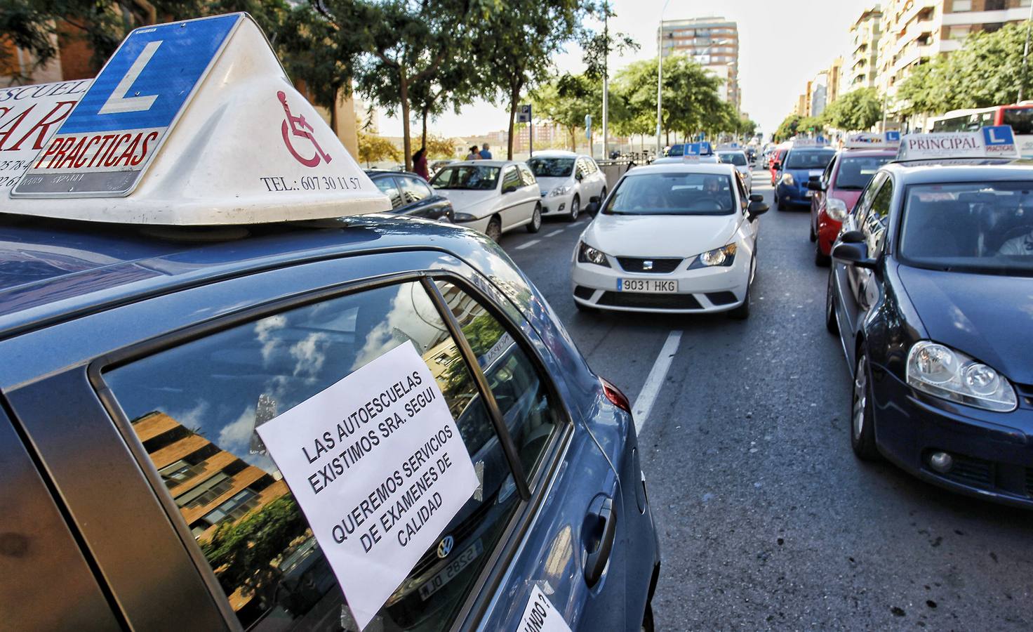 Manifestación de Autoescuelas