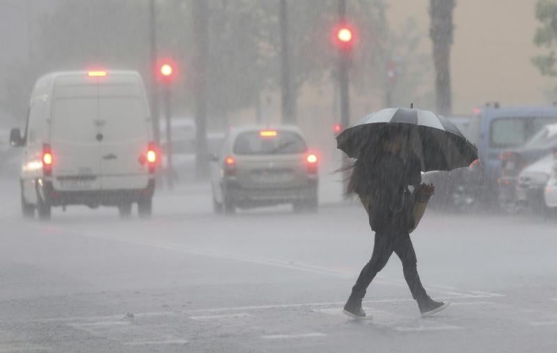 Temporal de viento y lluvia en la Comunitat