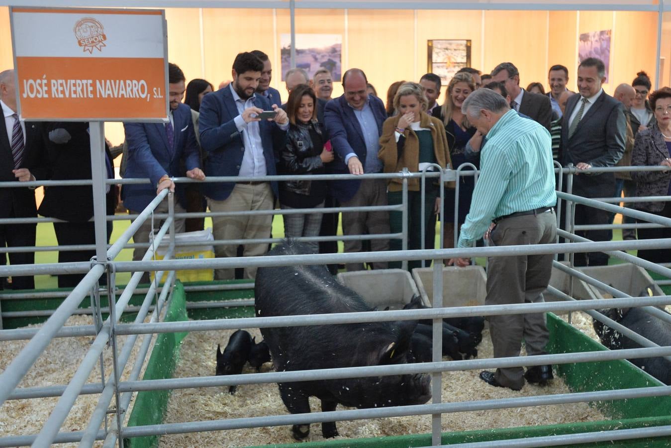 Inauguración de la feria Sepor de Lorca