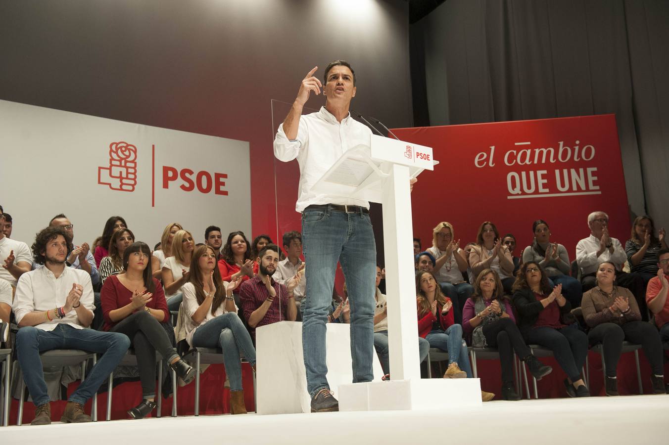 Mitin de Pedro Sánchez en Cieza