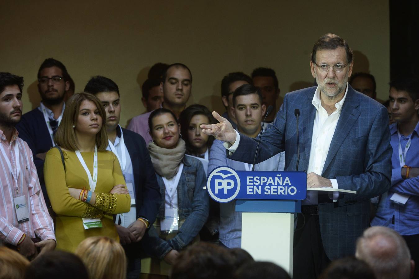 Rajoy clausura el congreso de Nuevas Generaciones en Lorca