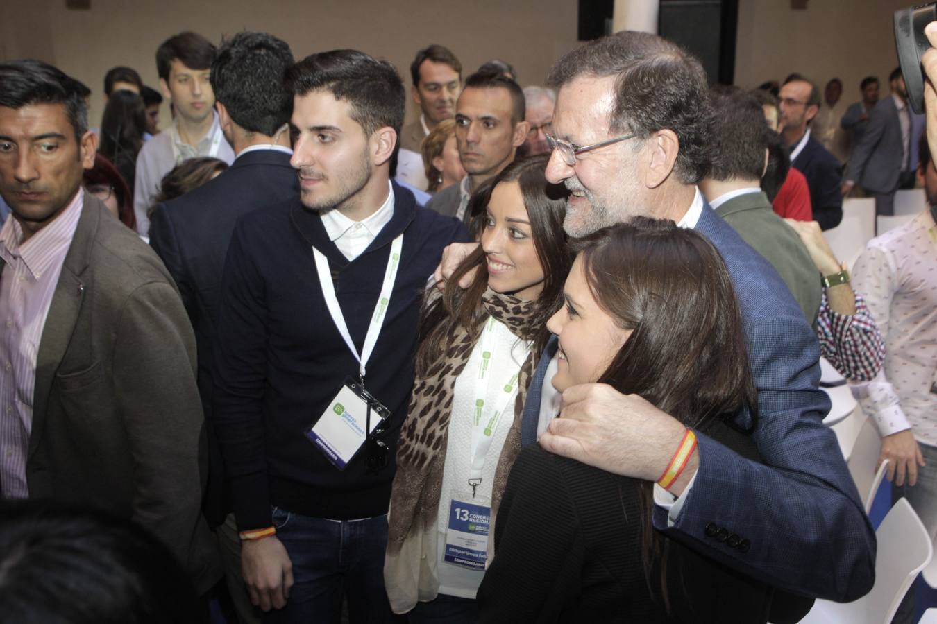 Rajoy se da un baño de masas en Lorca