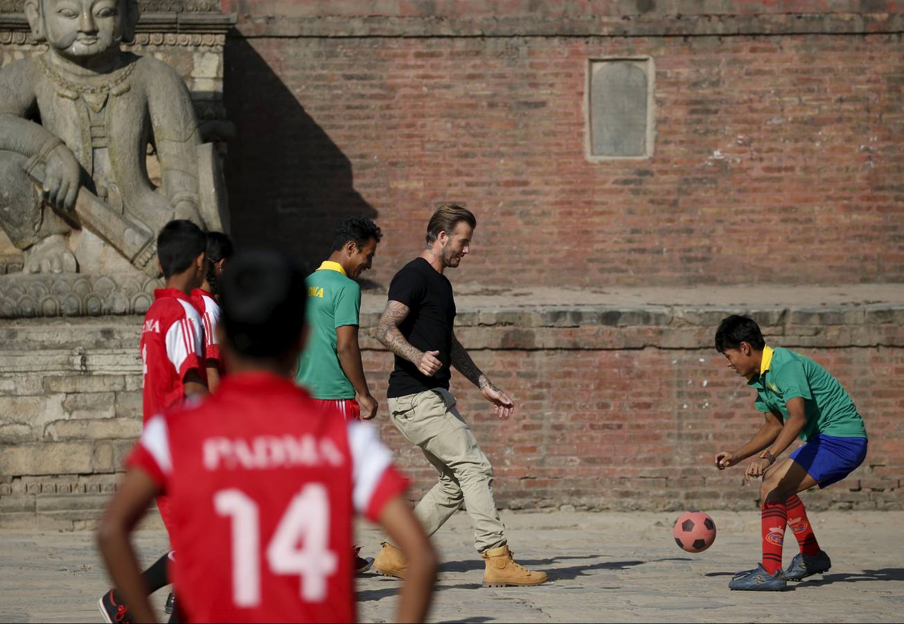 Beckham y su fútbol solidario