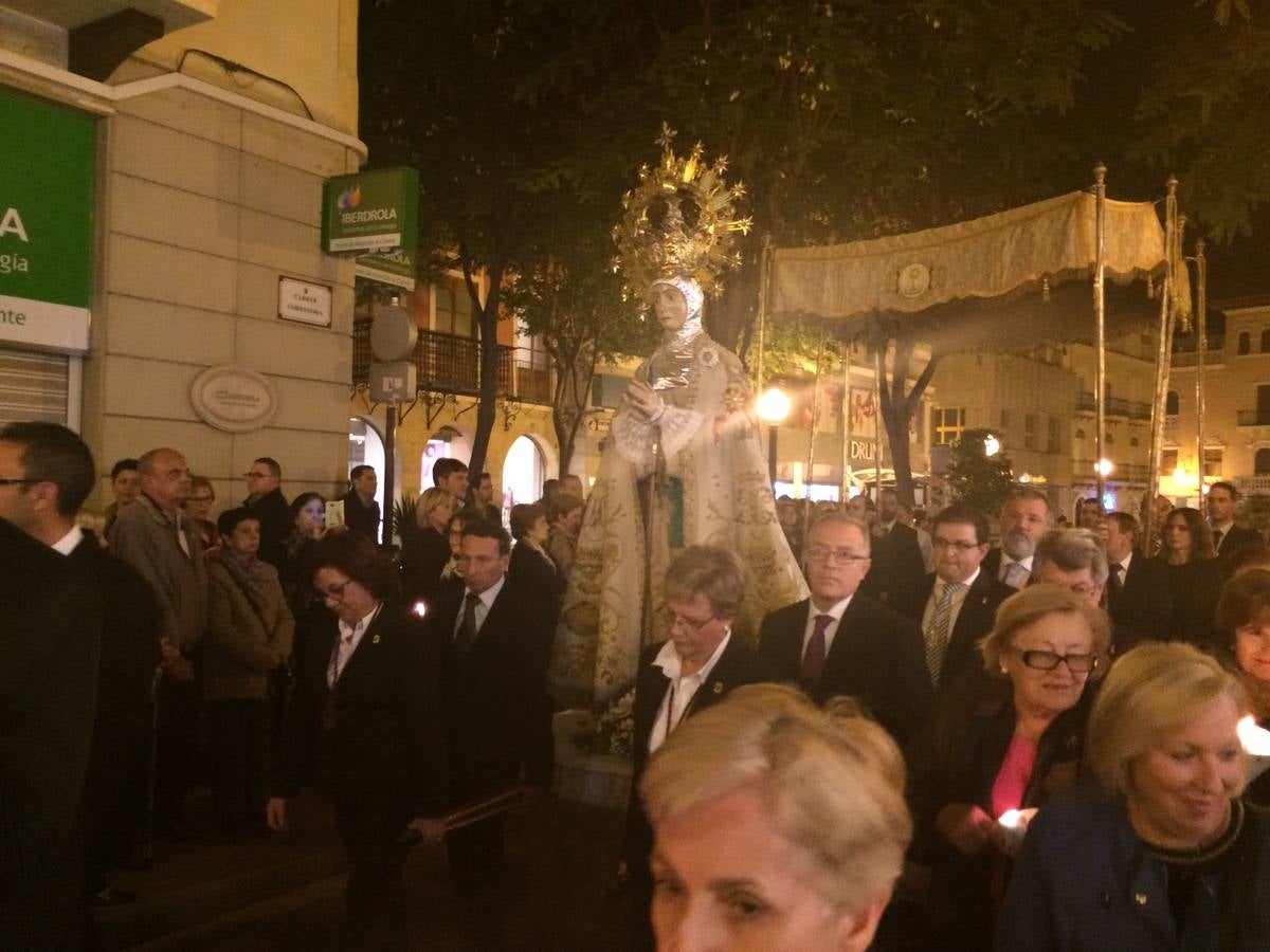 La procesión de la Virgen cierra el año jubilar