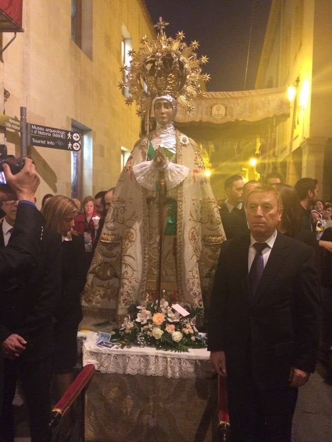 La procesión de la Virgen cierra el año jubilar