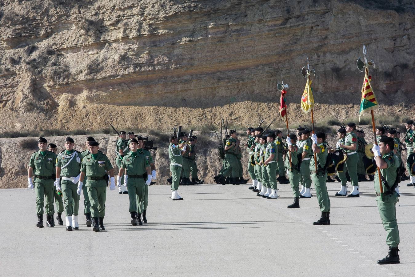 Parada para festejar la Inmaculada en la Bripac