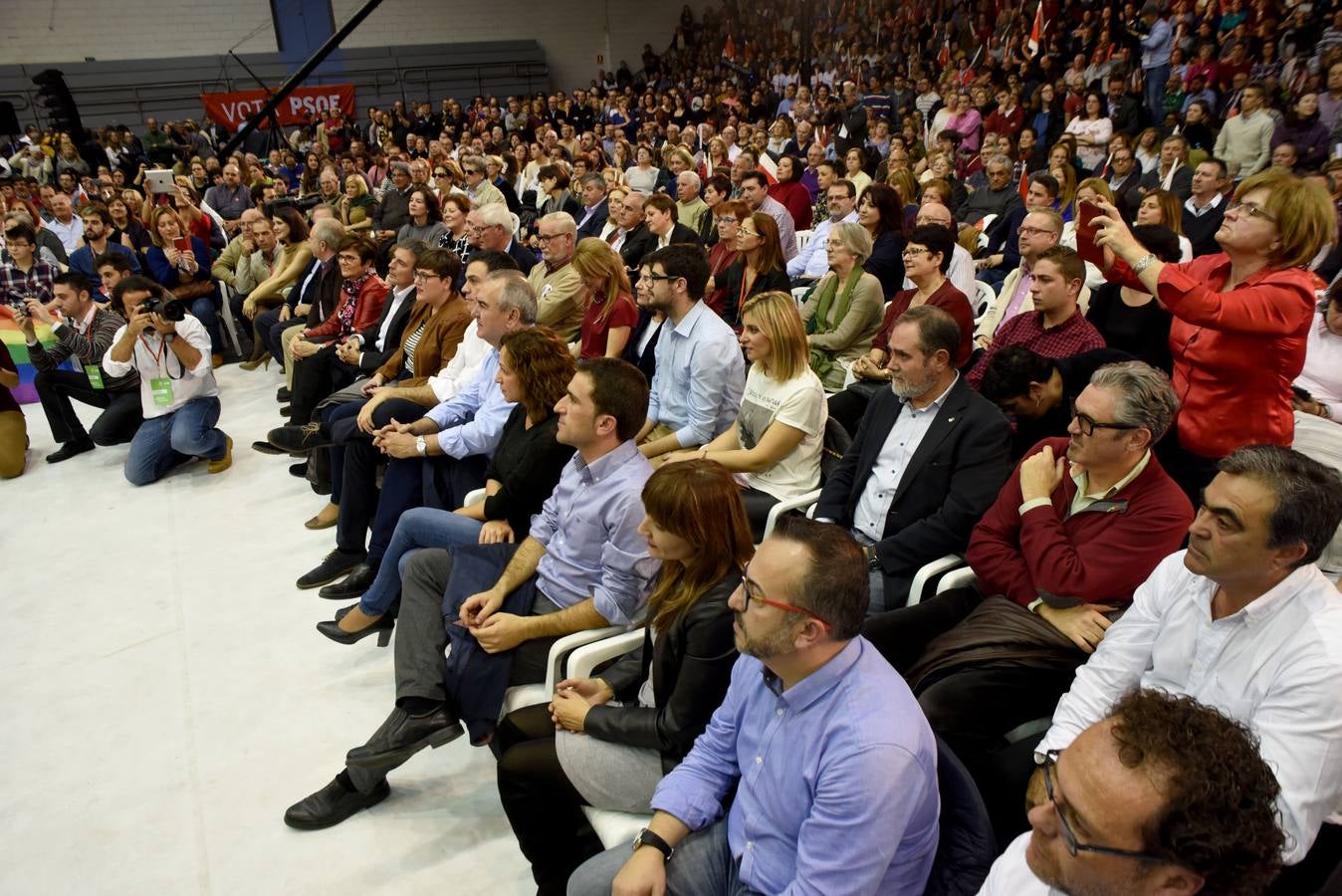 Pedro Sánchez, en Murcia: «En lo único que no ha recortado el PP es en corrupción»