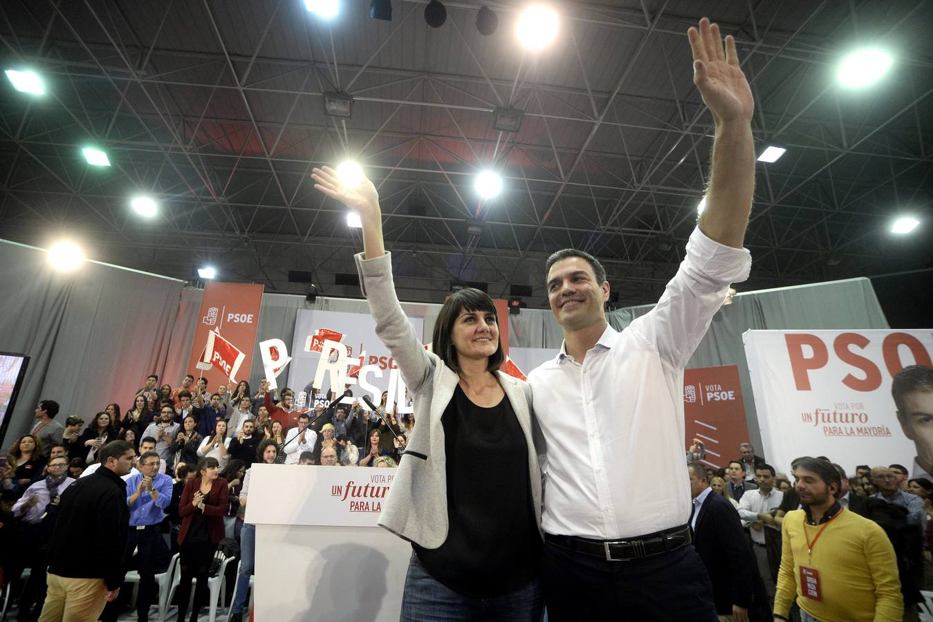 Pedro Sánchez, en Murcia: «En lo único que no ha recortado el PP es en corrupción»