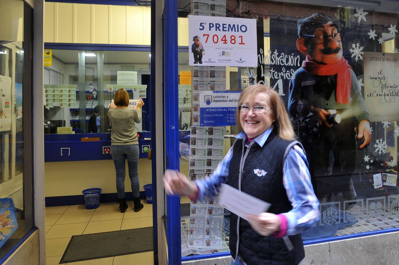 70481: Elche vende dos series de un quinto premio