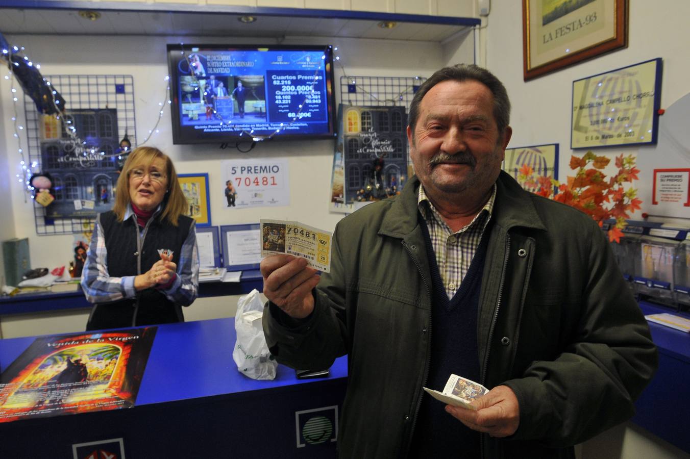 70481: Elche vende dos series de un quinto premio