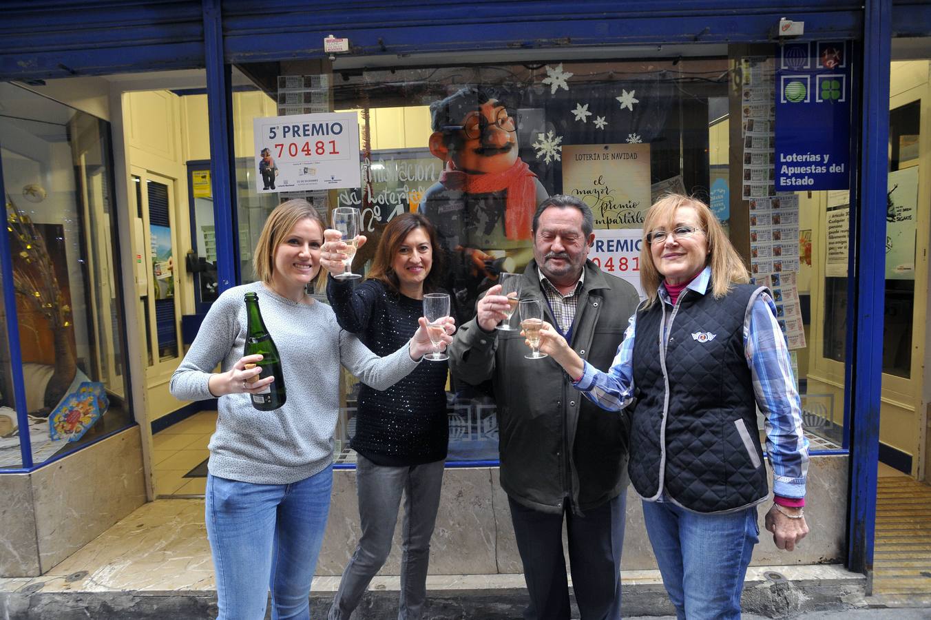 70481: Elche vende dos series de un quinto premio