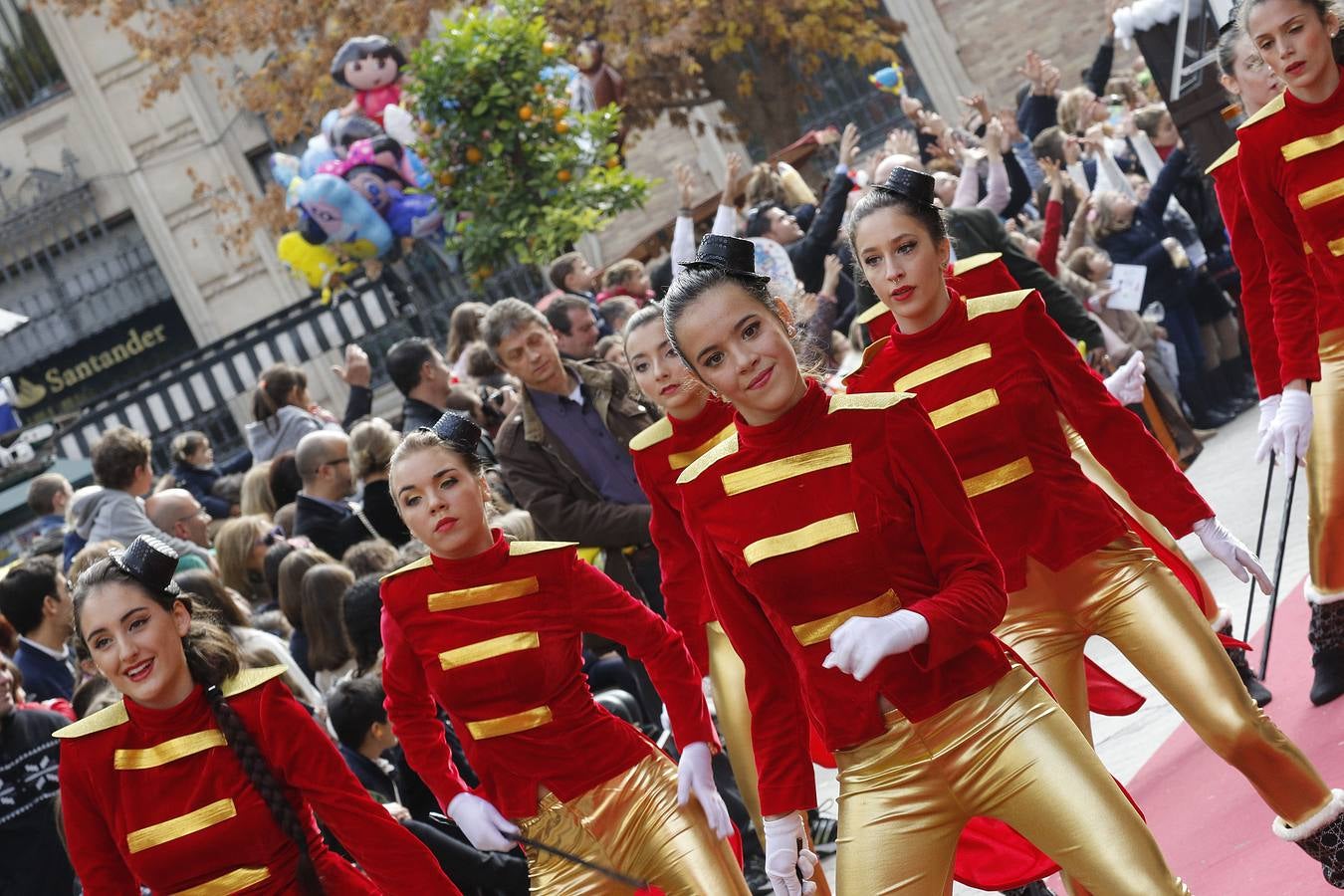 Magia e ilusión en el desfile de Navidad