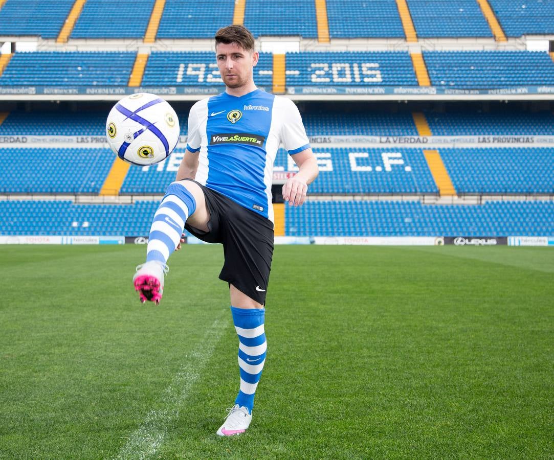 Presentacion de Javi Flores como nuevo jugador del Hercules