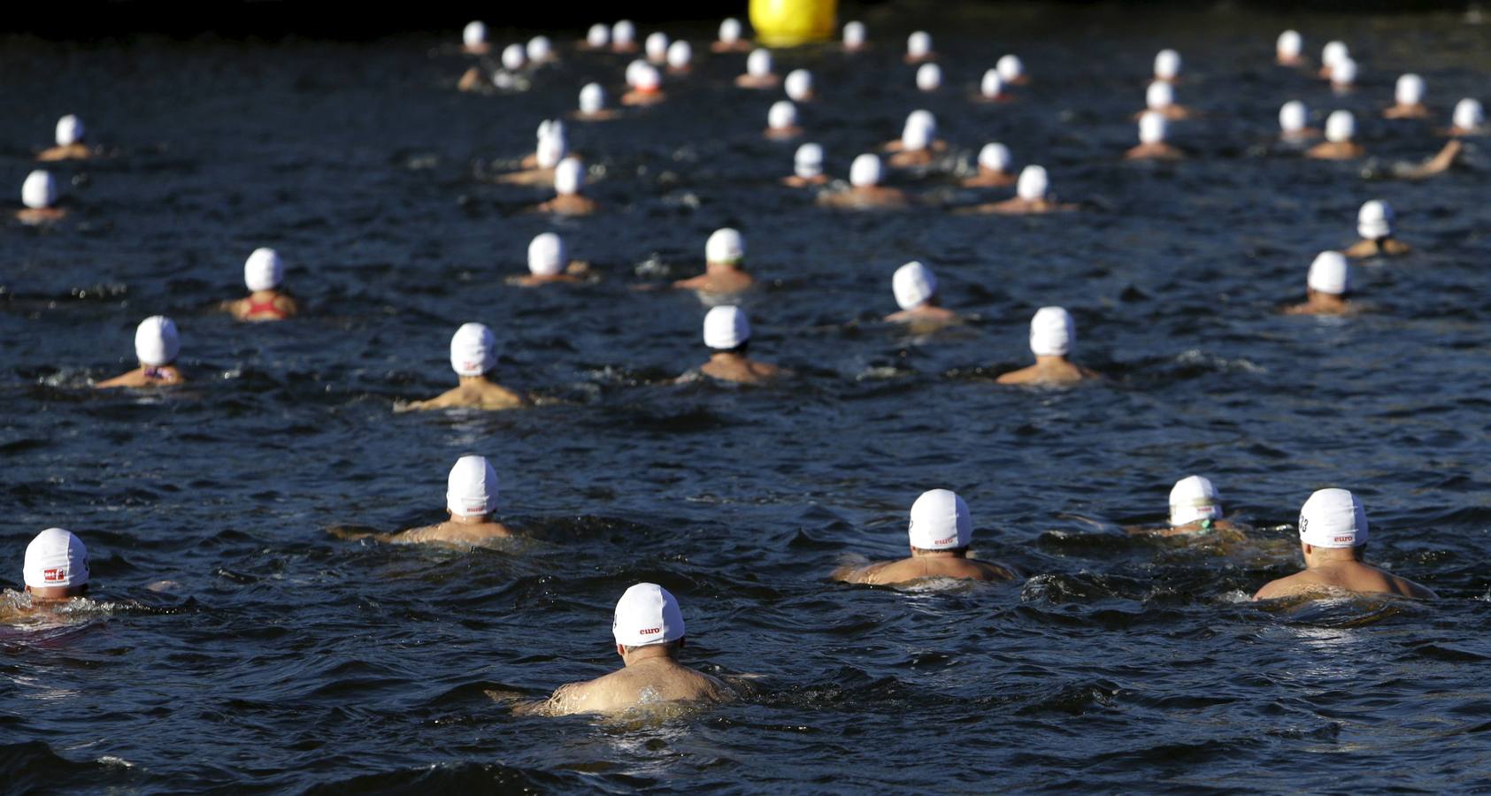 Chapuzón navideño... y helado