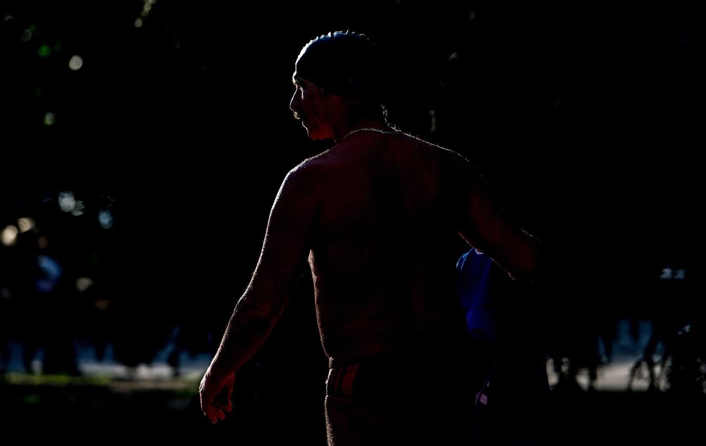 Chapuzón navideño... y helado