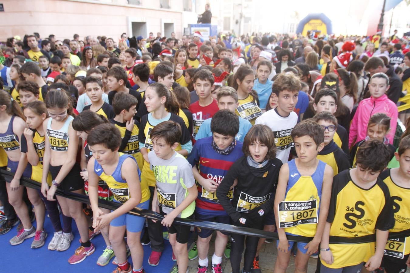 Alevines e infantiles a la carrera en Cartagena