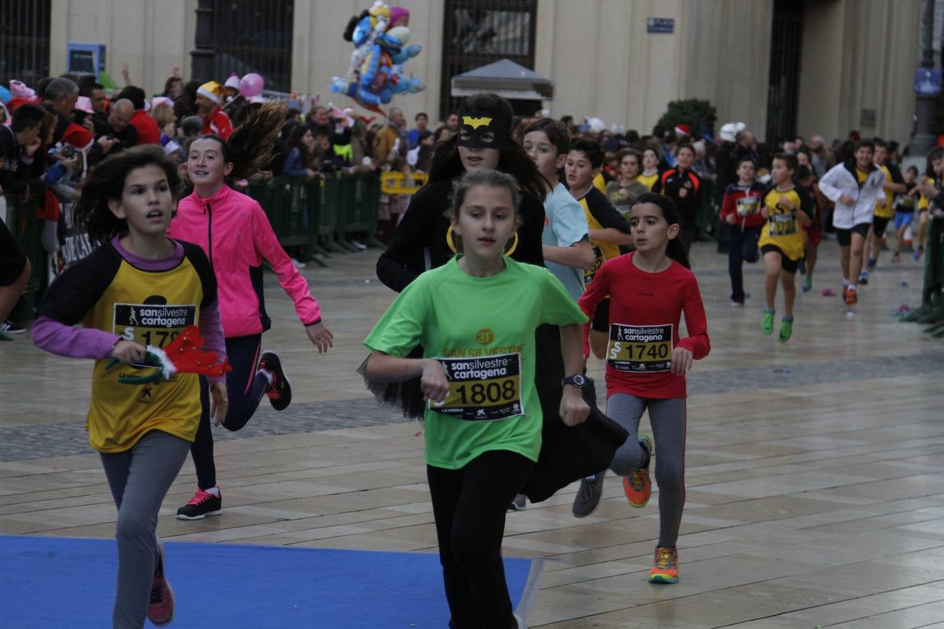 Alevines e infantiles a la carrera en Cartagena