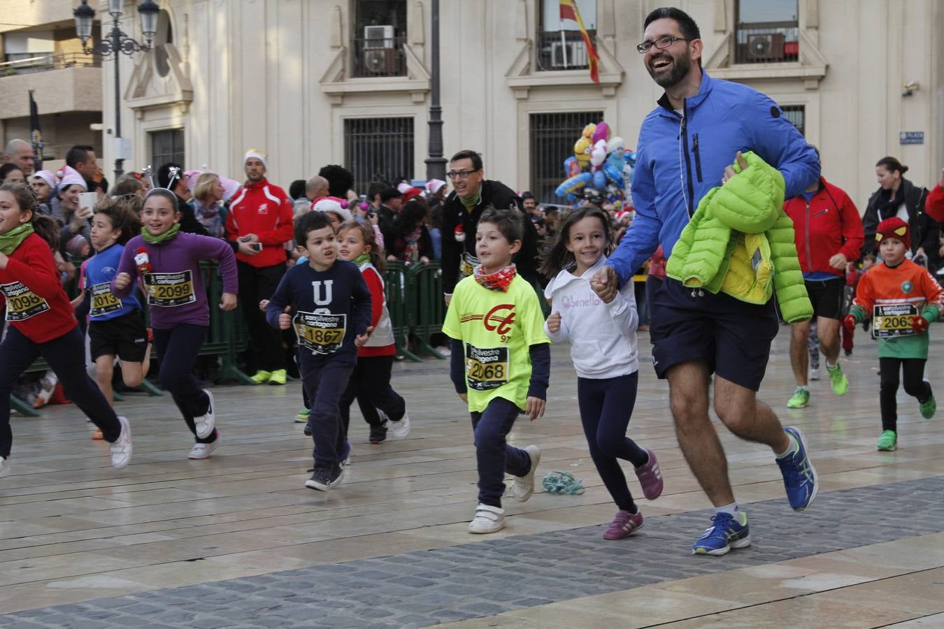 Los más pequeños también cerraron el año al trote