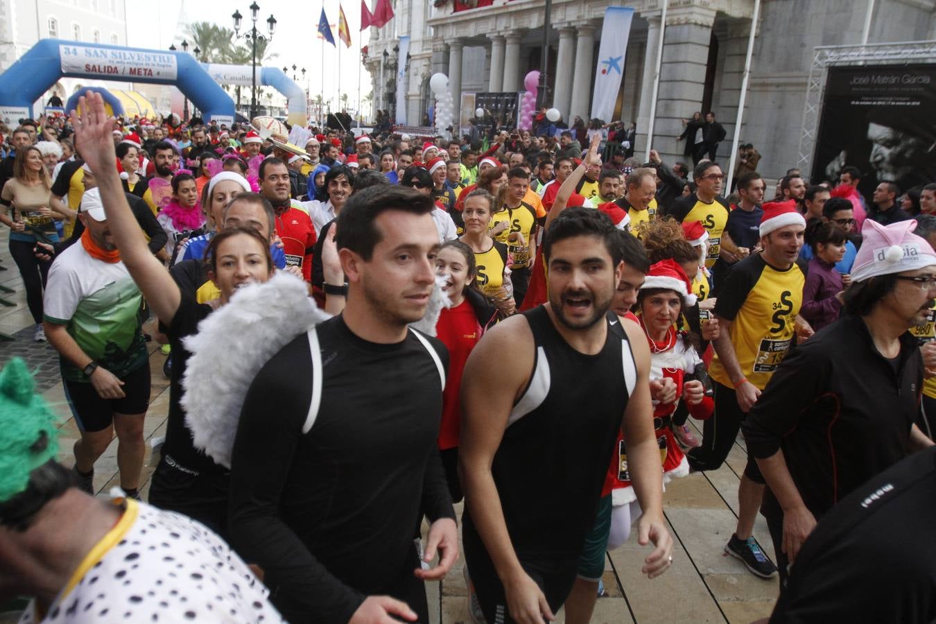 Primeros metros de la San Silvestre de Cartagena 2015