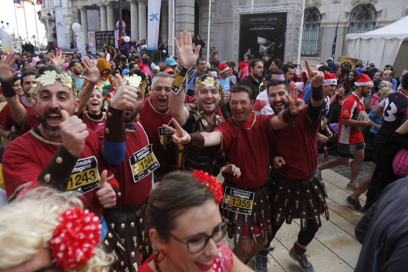 Primeros metros de la San Silvestre de Cartagena 2015