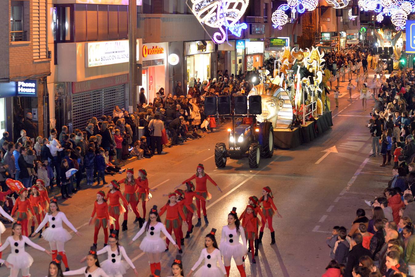 Cabalgata de los Reyes en Lorca 2016