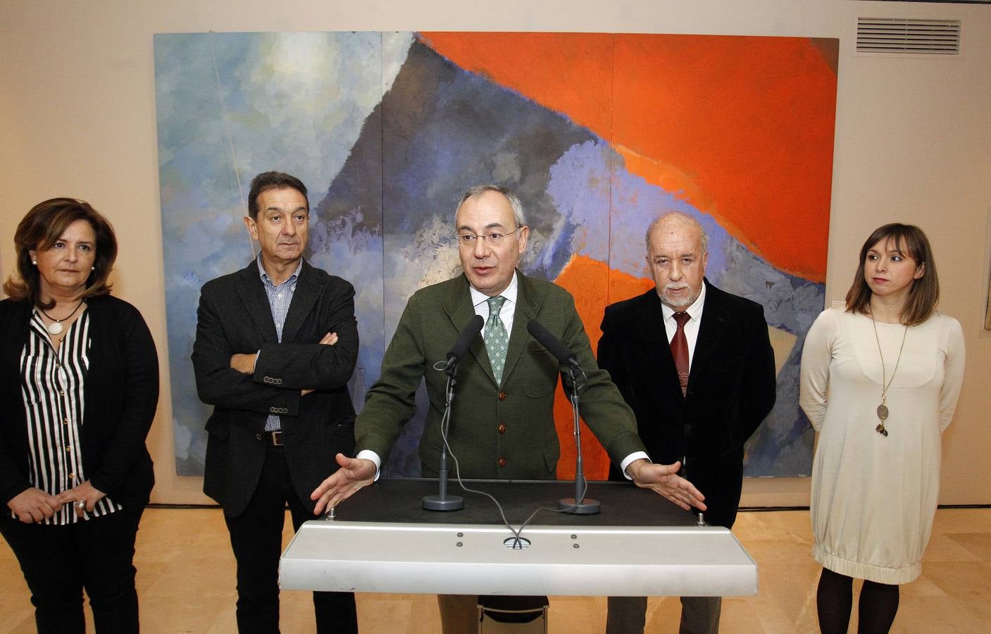 Presentación de la exposición &#039;Arte, Cultura y Ahorro&#039;