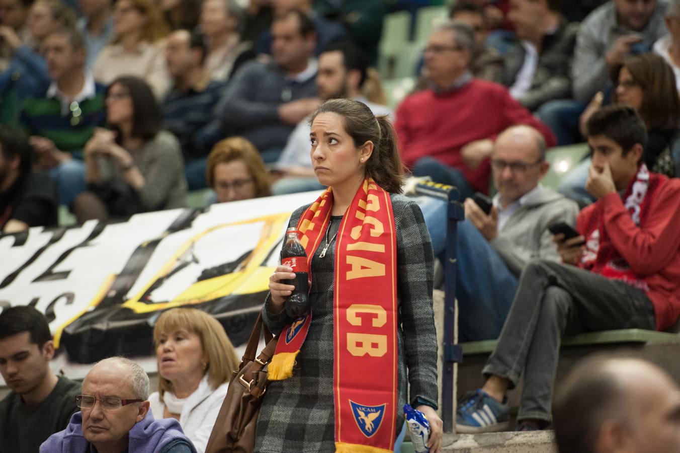 La grada del UCAM Murcia - Montakit