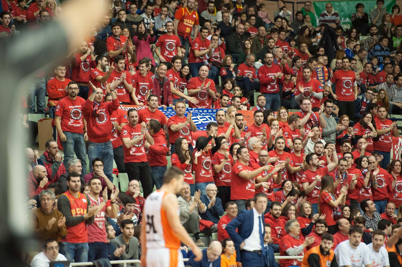 La grada del UCAM Murcia - Montakit