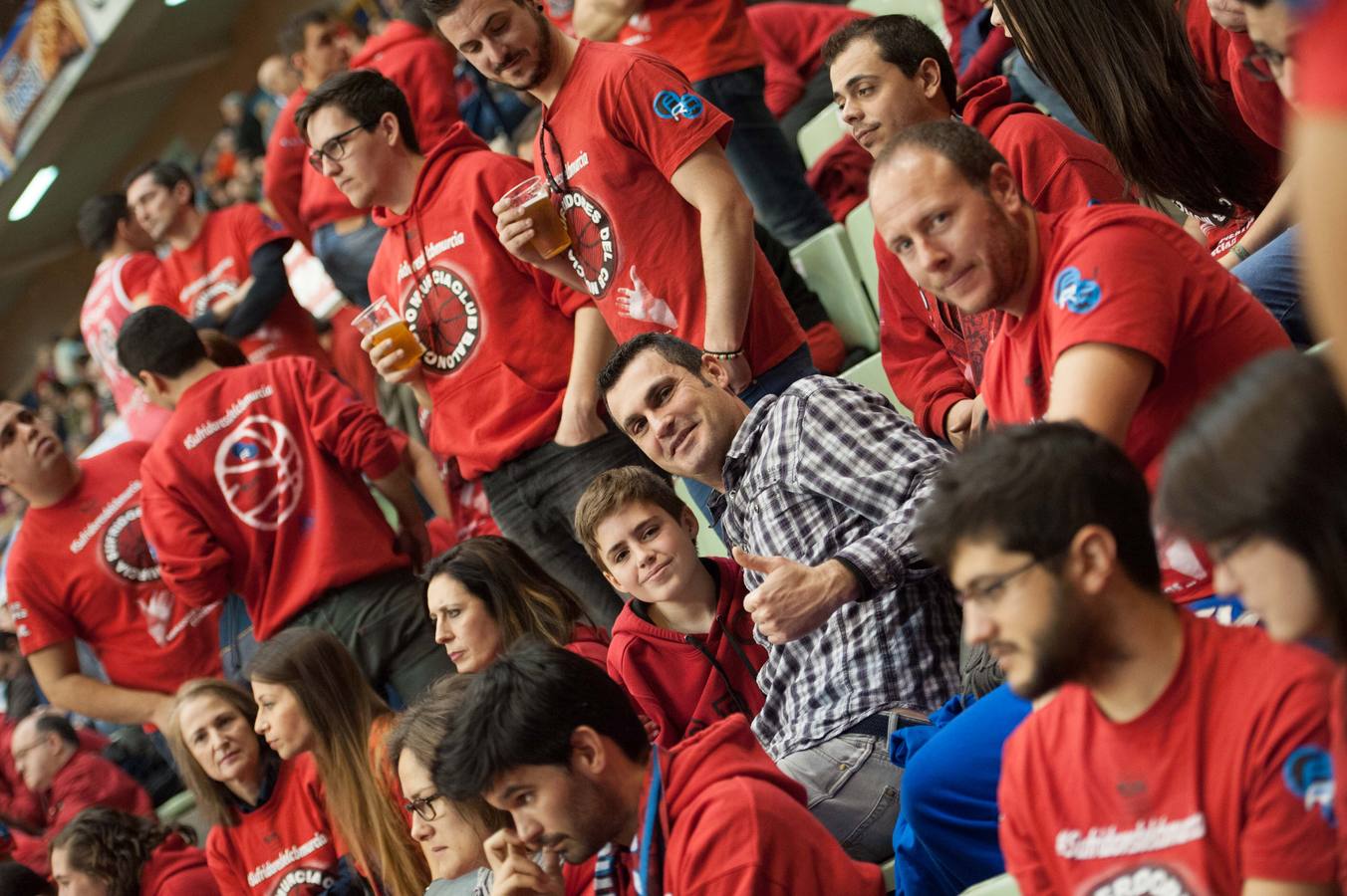 La grada del UCAM Murcia - Montakit