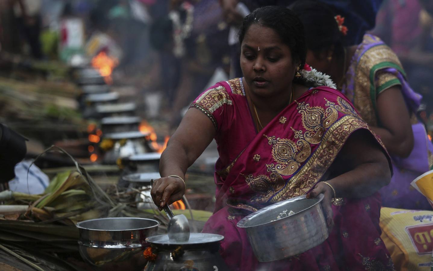 Bombay celebra el Festival del Pongal