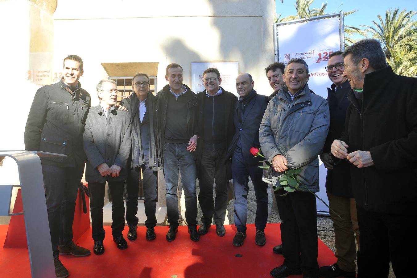 Acto de conmemoración del 125 aniversario del PSOE en Elche