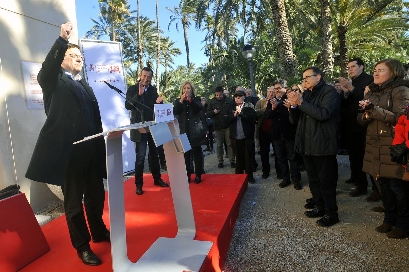 Acto de conmemoración del 125 aniversario del PSOE en Elche