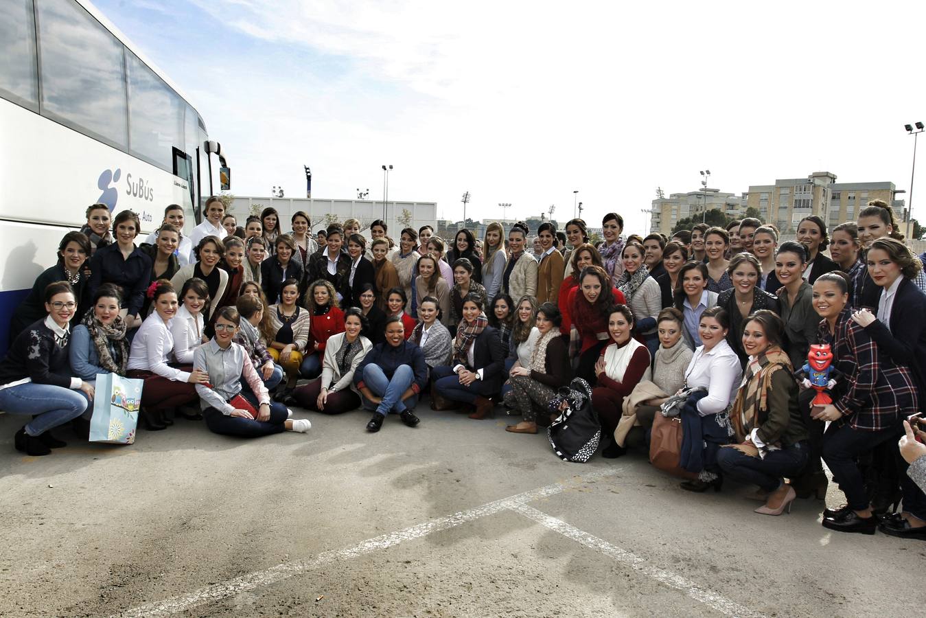 Las candidatas a Bellea del Foc, a conquistar Madrid