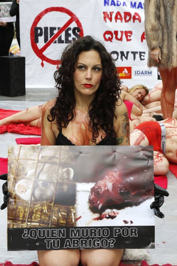 Protesta contra la industria peletera en Murcia