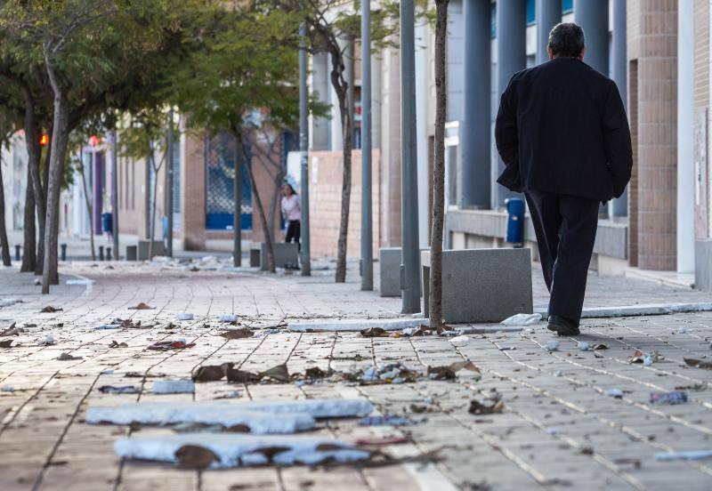 El viento pone en alerta a la provincia