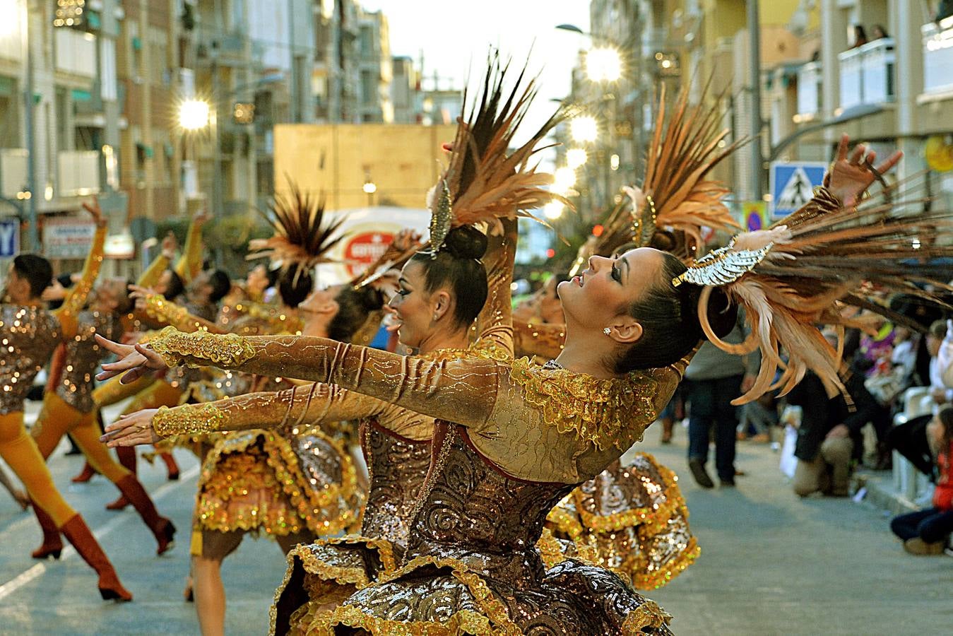 Belleza y plumas contra el viento
