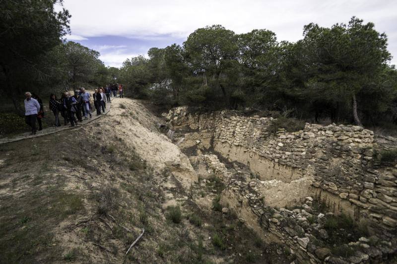 Visita de la directora general de Cultura al Parque Arqueológico de Guardamar