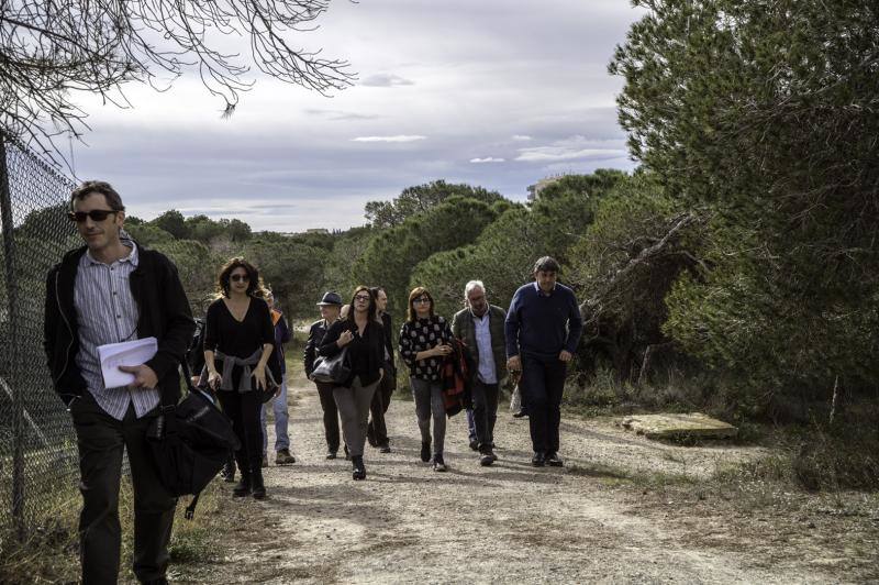 Visita de la directora general de Cultura al Parque Arqueológico de Guardamar