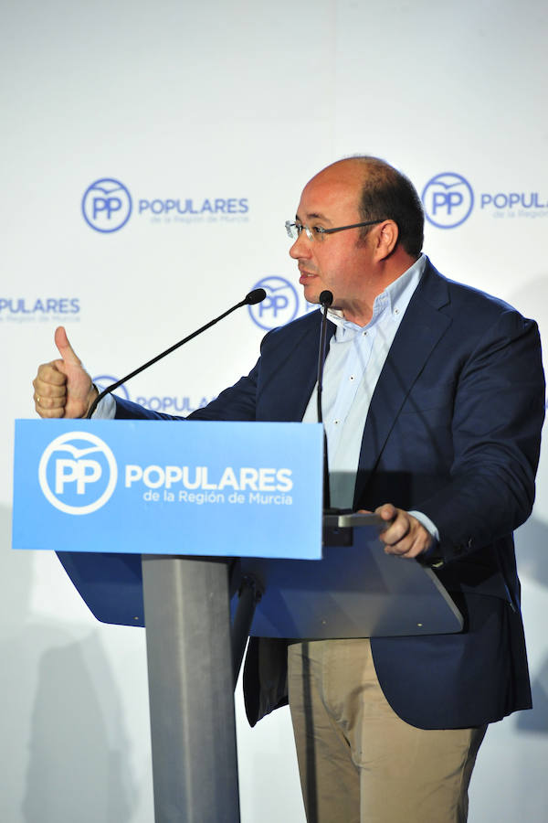 Mariano Rajoy preside la Junta Directiva del PP en la Región